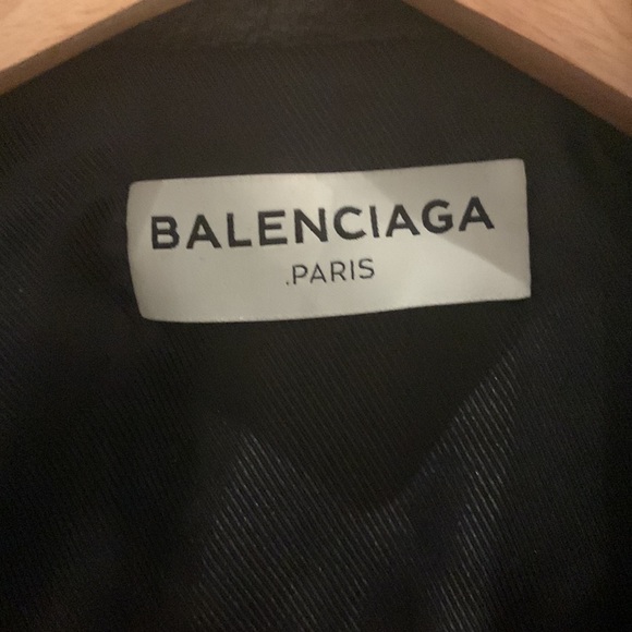 Balenciaga leather biker Moto jacket size 38 - Picture 3 of 8